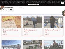 Tablet Screenshot of jugendfeuerwehr-stleon.de